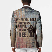 John Lewis Blazer with Freedom Quote Graphic Civil Rights and Legacy Tribute - Wonder Print Shop