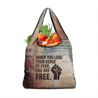 John Lewis Grocery Bag with Freedom Quote Graphic Civil Rights and Legacy Tribute - Wonder Print Shop