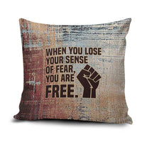 John Lewis Pillow Cover with Freedom Quote Graphic Civil Rights and Legacy Tribute - Wonder Print Shop