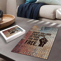 John Lewis Puzzle with Freedom Quote Graphic Civil Rights and Legacy Tribute - Wonder Print Shop