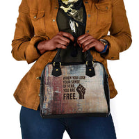 John Lewis Shoulder Handbag with Freedom Quote Graphic Civil Rights and Legacy Tribute - Wonder Print Shop