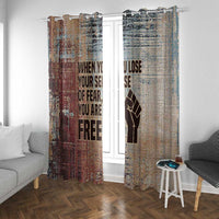 John Lewis Window Curtain with Freedom Quote Graphic Civil Rights and Legacy Tribute - Wonder Print Shop