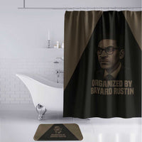 Bayard Rustin Bathroom Set with March on Washington Design Civil Rights Organizer Tribute - Wonder Print Shop