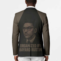 Bayard Rustin Blazer with March on Washington Design Civil Rights Organizer Tribute - Wonder Print Shop