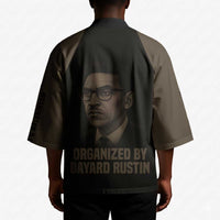 Bayard Rustin Kimono with March on Washington Design Civil Rights Organizer Tribute - Wonder Print Shop