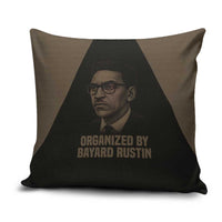 Bayard Rustin Pillow Cover with March on Washington Design Civil Rights Organizer Tribute - Wonder Print Shop