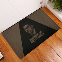 Bayard Rustin Rubber Doormat with March on Washington Design Civil Rights Organizer Tribute - Wonder Print Shop