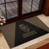 Bayard Rustin Rubber Doormat with March on Washington Design Civil Rights Organizer Tribute - Wonder Print Shop
