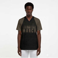 Bayard Rustin Scrub Top with March on Washington Design Civil Rights Organizer Tribute - Wonder Print Shop