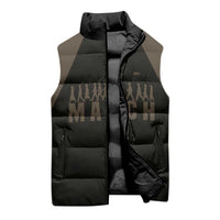 Bayard Rustin Sleeveless Puffer Jacket with March on Washington Design Civil Rights Organizer Tribute - Wonder Print Shop