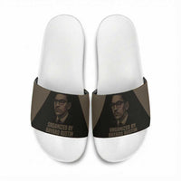 Bayard Rustin Slide Sandals with March on Washington Design Civil Rights Organizer Tribute - Wonder Print Shop