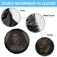 Bayard Rustin Spare Tire Cover with March on Washington Design Civil Rights Organizer Tribute - Wonder Print Shop