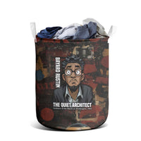Bayard Rustin Laundry Basket with Quiet Architect Design Strategy and Courage Civil Rights Tribute - Wonder Print Shop