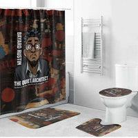 Bayard Rustin Bathroom Set with Quiet Architect Design Strategy and Courage Civil Rights Tribute - Wonder Print Shop