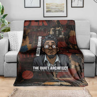 Bayard Rustin Blanket with Quiet Architect Design Strategy and Courage Civil Rights Tribute - Wonder Print Shop