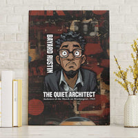 Bayard Rustin Canvas Wall Art with Quiet Architect Design Strategy and Courage Civil Rights Tribute - Wonder Print Shop