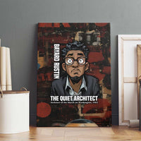 Bayard Rustin Canvas Wall Art with Quiet Architect Design Strategy and Courage Civil Rights Tribute - Wonder Print Shop