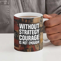 Bayard Rustin Ceramic Mug with Quiet Architect Design Strategy and Courage Civil Rights Tribute - Wonder Print Shop