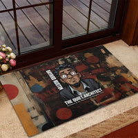 Bayard Rustin Rubber Doormat with Quiet Architect Design Strategy and Courage Civil Rights Tribute - Wonder Print Shop