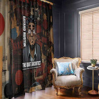 Bayard Rustin Window Curtain with Quiet Architect Design Strategy and Courage Civil Rights Tribute - Wonder Print Shop