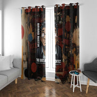 Bayard Rustin Window Curtain with Quiet Architect Design Strategy and Courage Civil Rights Tribute - Wonder Print Shop