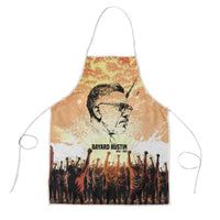 Bayard Rustin Apron with Radical Nonviolence Design Protest Crowd and Courage Civil Rights Tribute - Wonder Print Shop