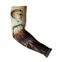 Bayard Rustin Arm Sleeves with Radical Nonviolence Design Protest Crowd and Courage Civil Rights Tribute - Wonder Print Shop