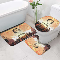 Bayard Rustin Bathroom Set with Radical Nonviolence Design Protest Crowd and Courage Civil Rights Tribute - Wonder Print Shop
