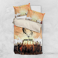Bayard Rustin Bedding Set with Radical Nonviolence Design Protest Crowd and Courage Civil Rights Tribute - Wonder Print Shop