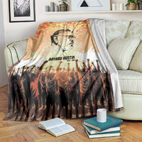 Bayard Rustin Blanket with Radical Nonviolence Design Protest Crowd and Courage Civil Rights Tribute - Wonder Print Shop