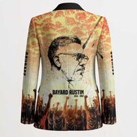 Bayard Rustin Blazer with Radical Nonviolence Design Protest Crowd and Courage Civil Rights Tribute - Wonder Print Shop