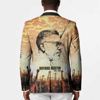 Bayard Rustin Blazer with Radical Nonviolence Design Protest Crowd and Courage Civil Rights Tribute - Wonder Print Shop