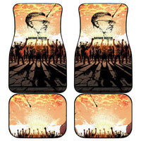 Bayard Rustin Car Mats with Radical Nonviolence Design Protest Crowd and Courage Civil Rights Tribute - Wonder Print Shop