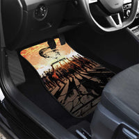 Bayard Rustin Car Mats with Radical Nonviolence Design Protest Crowd and Courage Civil Rights Tribute - Wonder Print Shop