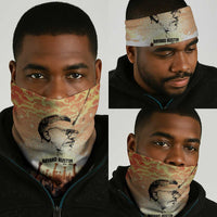 Bayard Rustin Neck Gaiter with Radical Nonviolence Design Protest Crowd and Courage Civil Rights Tribute - Wonder Print Shop
