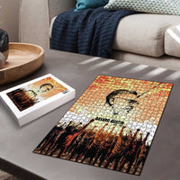 Bayard Rustin Puzzle with Radical Nonviolence Design Protest Crowd and Courage Civil Rights Tribute - Wonder Print Shop