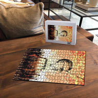 Bayard Rustin Puzzle with Radical Nonviolence Design Protest Crowd and Courage Civil Rights Tribute - Wonder Print Shop