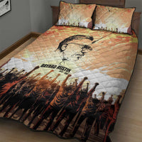 Bayard Rustin Quilt Bed Set with Radical Nonviolence Design Protest Crowd and Courage Civil Rights Tribute - Wonder Print Shop