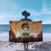 Bayard Rustin Sarong with Radical Nonviolence Design Protest Crowd and Courage Civil Rights Tribute - Wonder Print Shop
