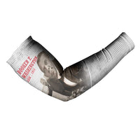 Booker T. Washington Arm Sleeves Halftone Portrait Design Tilling a Field Quote Historical Civil Rights Tribute - Wonder Print Shop