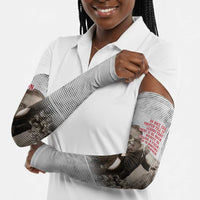 Booker T. Washington Arm Sleeves Halftone Portrait Design Tilling a Field Quote Historical Civil Rights Tribute - Wonder Print Shop