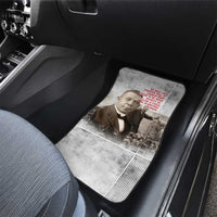 Booker T. Washington Car Mats Halftone Portrait Design Tilling a Field Quote Historical Civil Rights Tribute - Wonder Print Shop