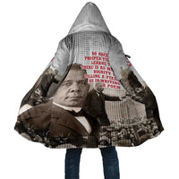 Booker T. Washington Cloak Halftone Portrait Design Tilling a Field Quote Historical Civil Rights Tribute - Wonder Print Shop