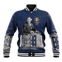 Booker T. Washington Baseball Jacket Tuskegee Institute Design Educational Legacy 1881 Historic Tribute - Wonder Print Shop