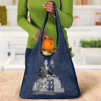 Booker T. Washington Grocery Bag Tuskegee Institute Design Educational Legacy 1881 Historic Tribute - Wonder Print Shop