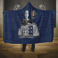 Booker T. Washington Hooded Blanket Tuskegee Institute Design Educational Legacy 1881 Historic Tribute - Wonder Print Shop