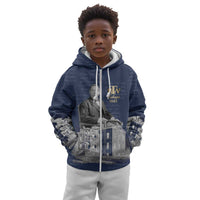 Booker T. Washington Kid Hoodie Tuskegee Institute Design Educational Legacy 1881 Historic Tribute - Wonder Print Shop