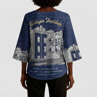 Booker T. Washington Kimono Sleeve Blouse Tuskegee Institute Design Educational Legacy 1881 Historic Tribute - Wonder Print Shop