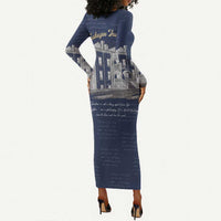 Booker T. Washington Long Sleeve Bodycon Dress Tuskegee Institute Design Educational Legacy 1881 Historic Tribute - Wonder Print Shop