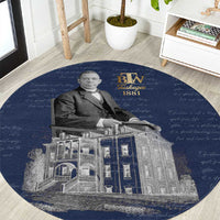 Booker T. Washington Round Carpet Tuskegee Institute Design Educational Legacy 1881 Historic Tribute - Wonder Print Shop